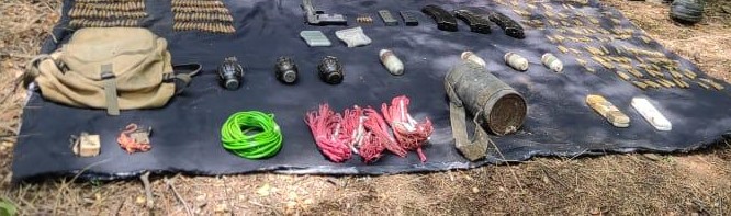 Joint Kupwara operation unearths war-like stores, search continues