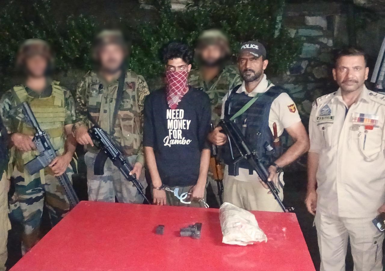 Security forces apprehends three suspects in Kupwara Operation