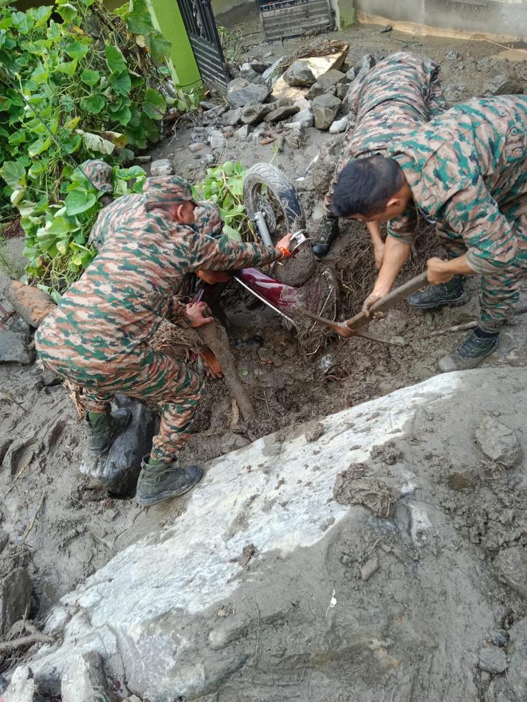Indian Army’s Swift response to tharali landslide