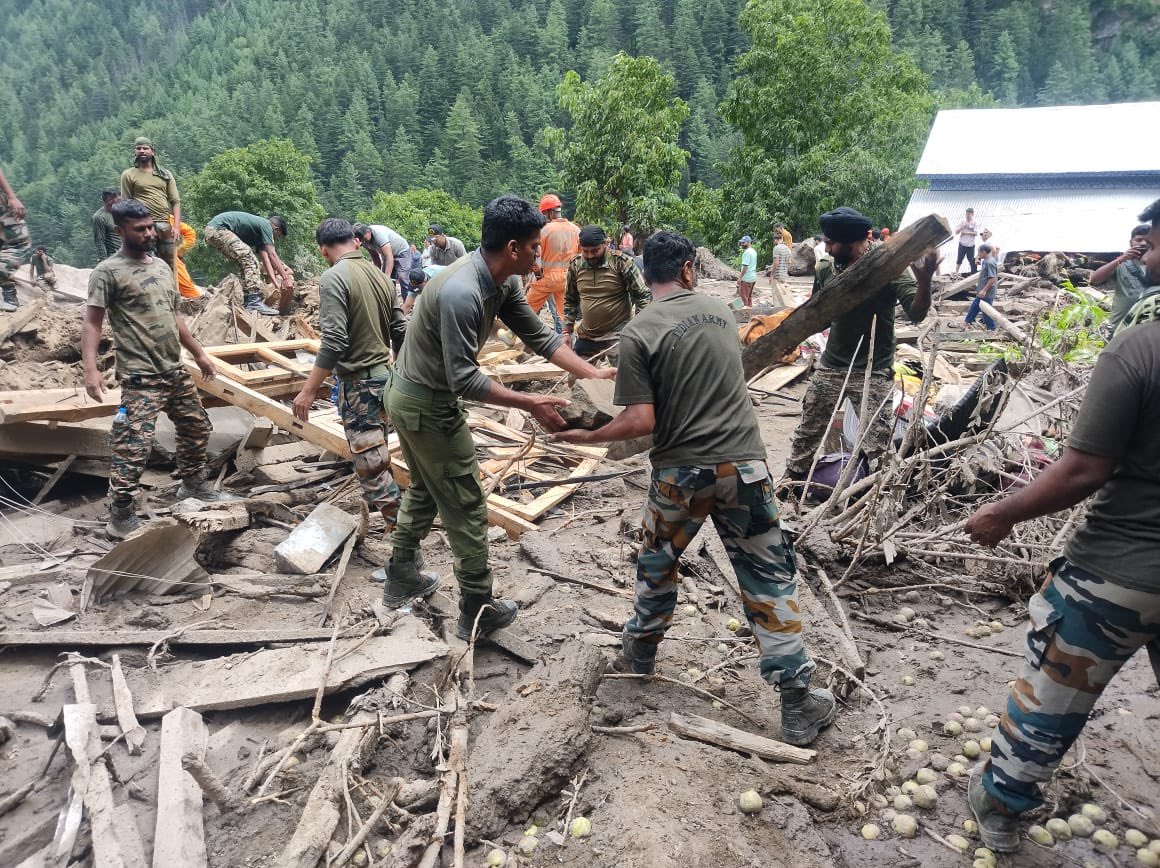 Kishtwar tragedy :- Five days on Search for missing underway in Kishtwar’s cloudburst-Hit Chisoti Village Amid Torrential Rains”