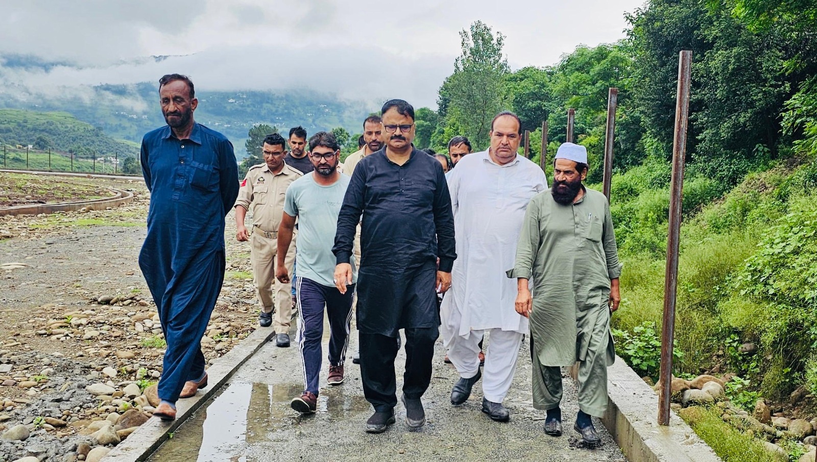 Rana reviews progress on synthetic athletic track at Batidhar
