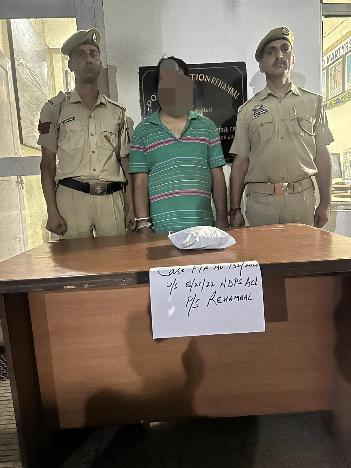 Drug Peddler Nabbed with 770 Alprazolam Tablets at Rehambal by Udhampur Police