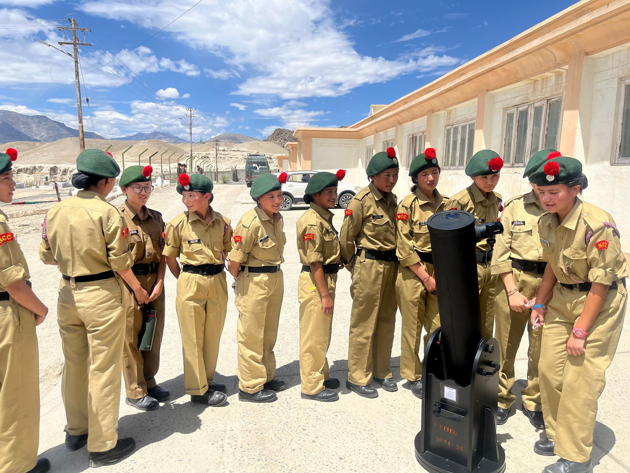 Shaping leaders of tomorrow: Ladakh NCC cadets learn astro navigation in Ladakh scouts regimental centre