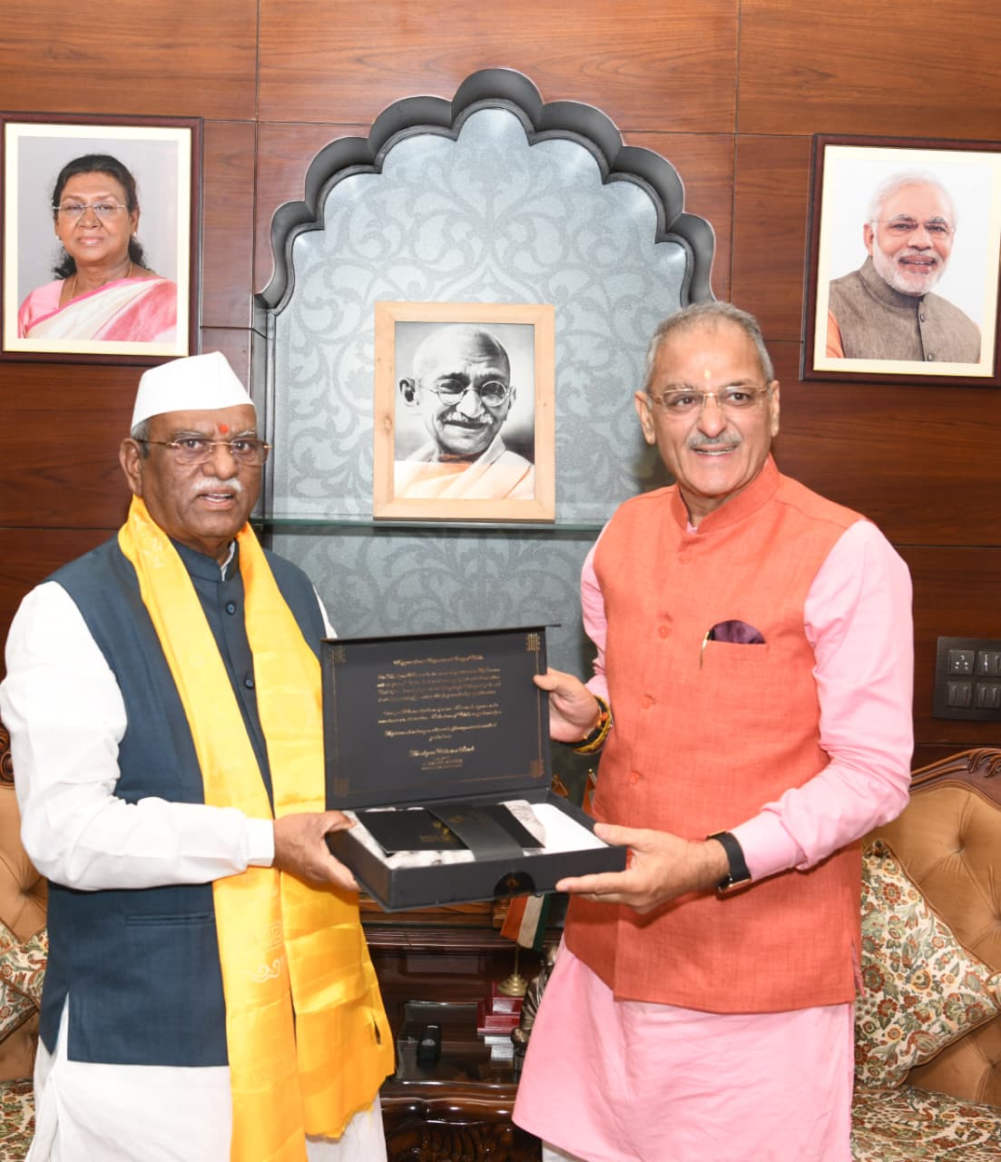 Lt Governor of Ladakh Kavinder Gupta Meets Rajasthan Governor in Jaipur