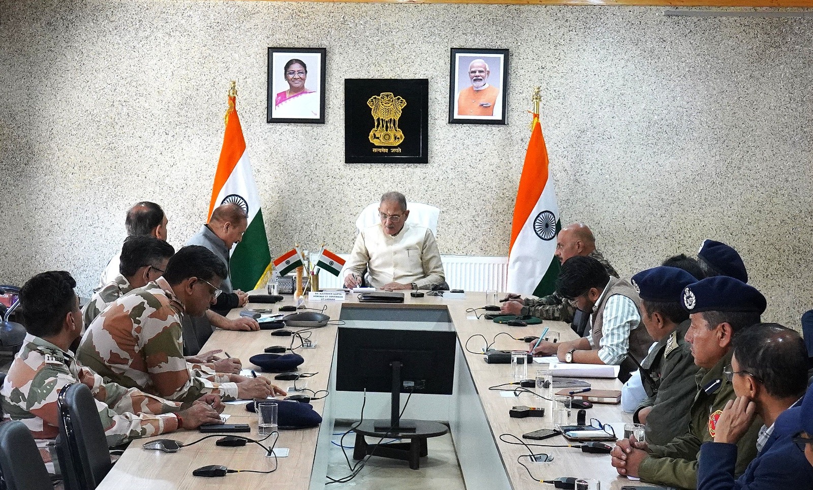 LG Ladakh chairs high-level security review meet after Violence in Leh