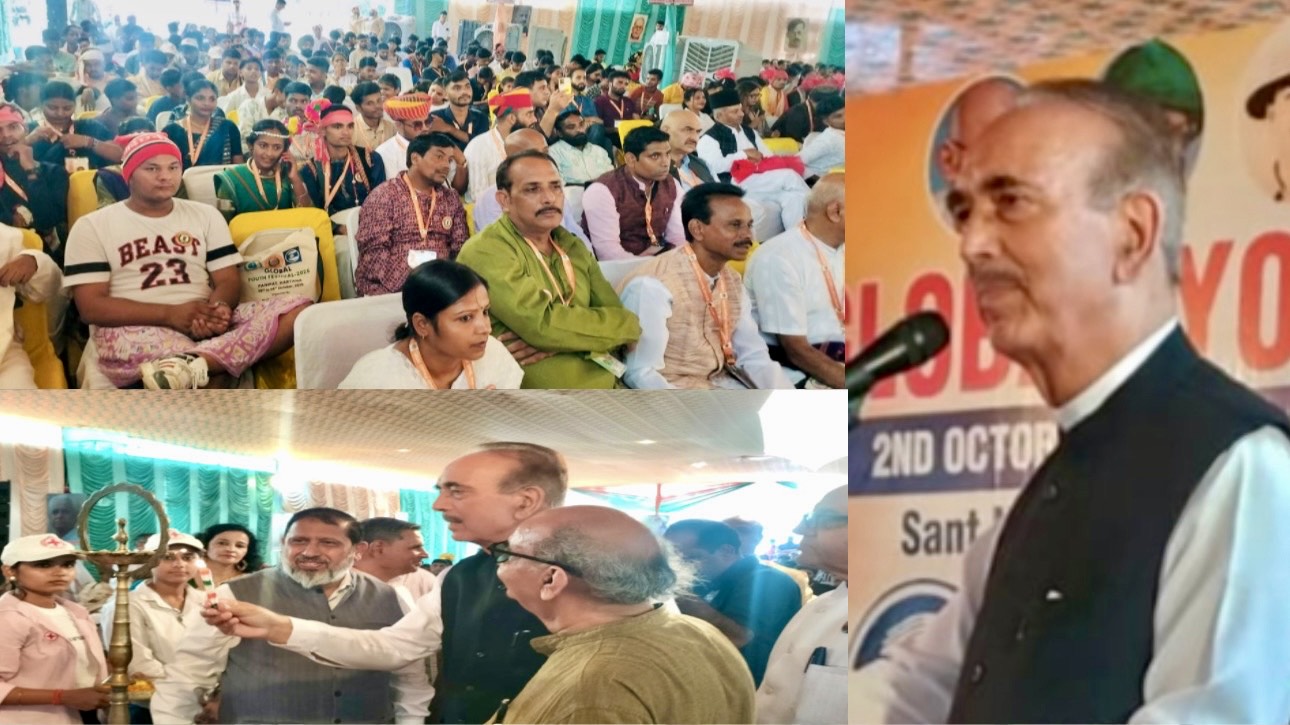 Azad Inaugurates Global Youth Festival at Panipat