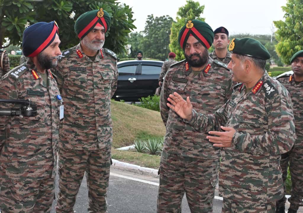 Indian Army Chief Visits Forward Areas and Bikaner Military Station, Rajasthan
