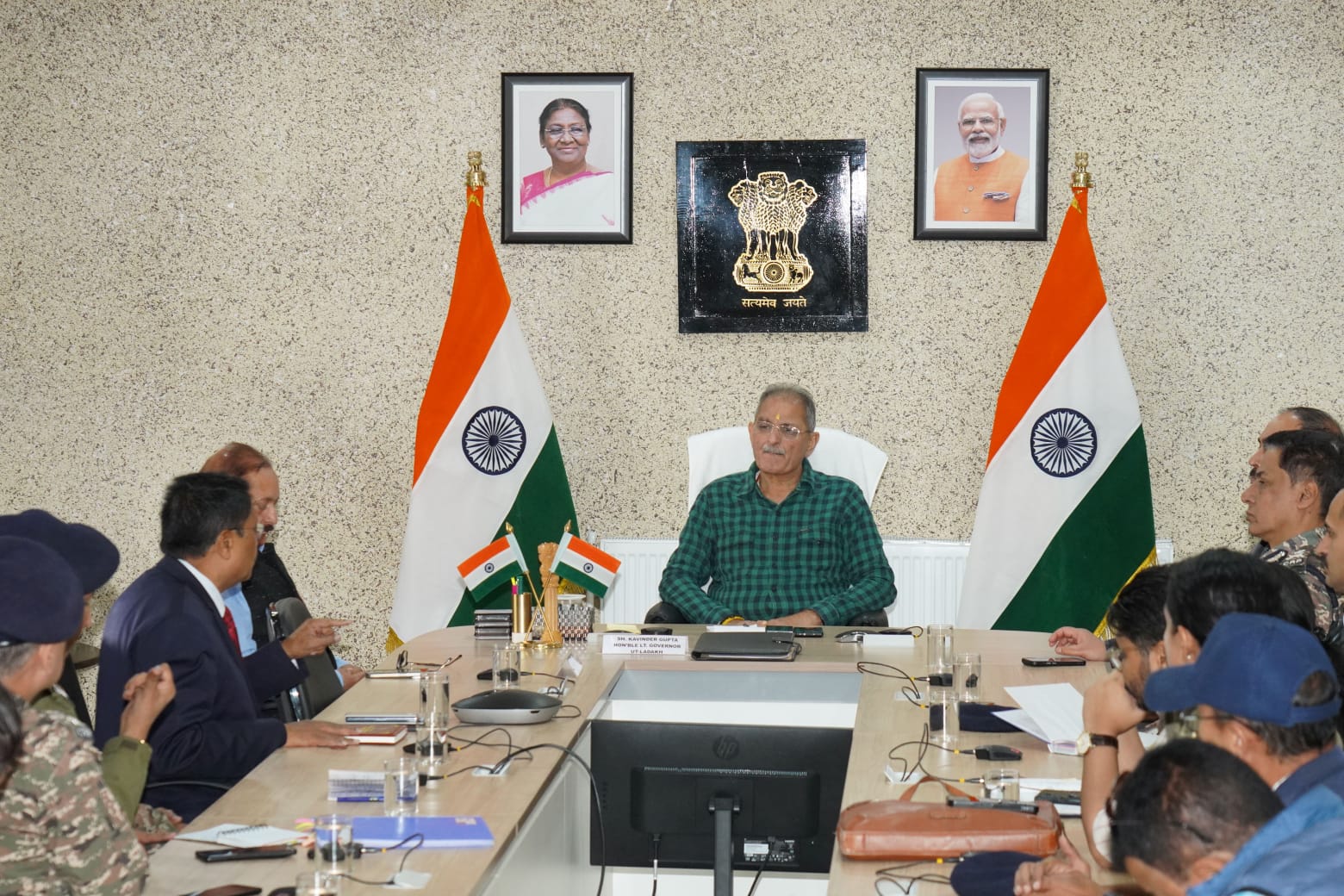LG Kavinder Gupta chairs high-level security review meeting in Ladakh