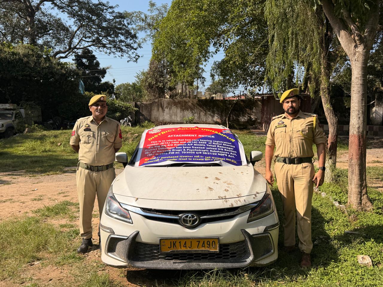 Police Attaches Property Worth ₹12.75 Lakhs Belonging to Drug Peddler