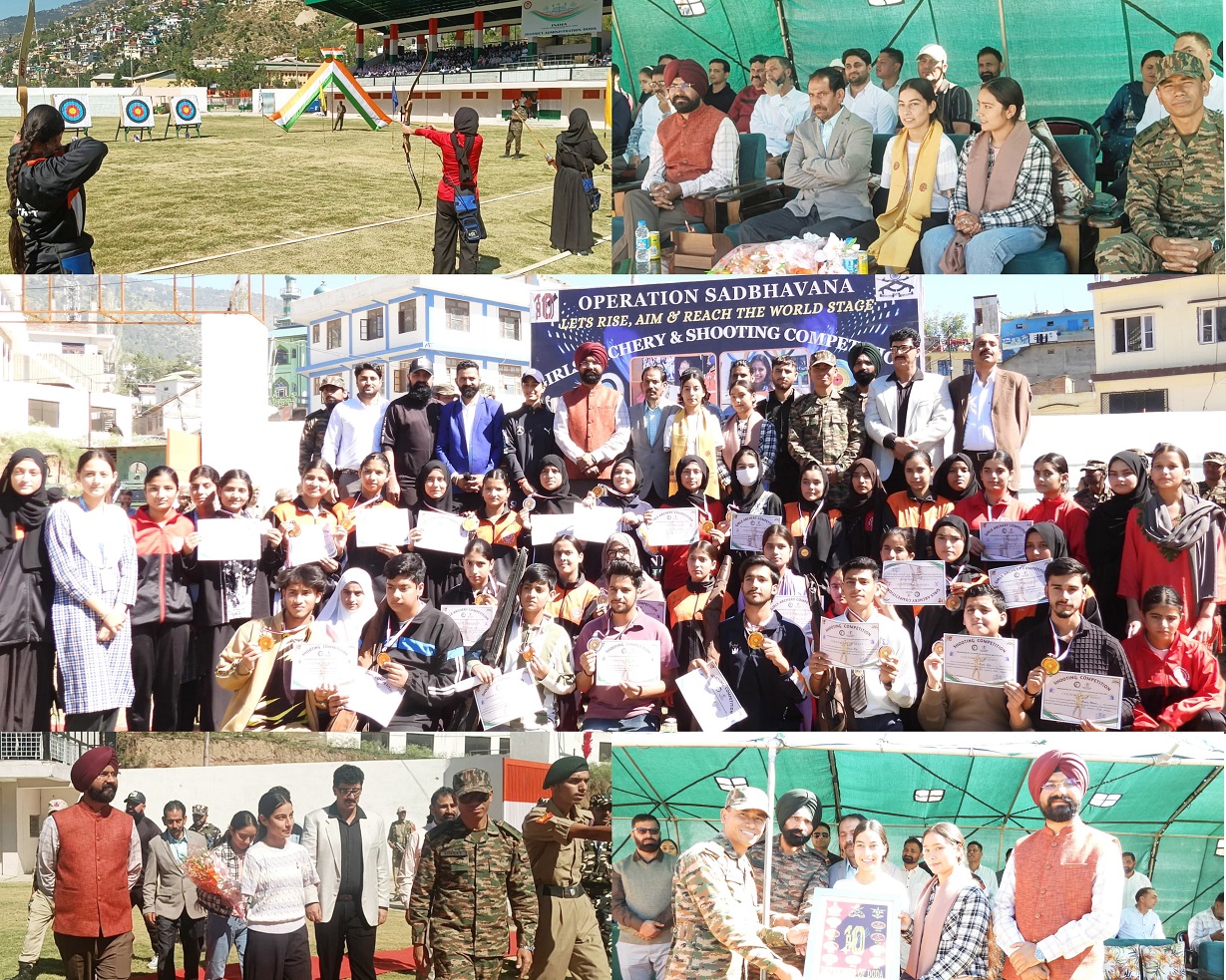 Operation Sadbhavana: Indian Army organises girls archery, shooting competition at Doda