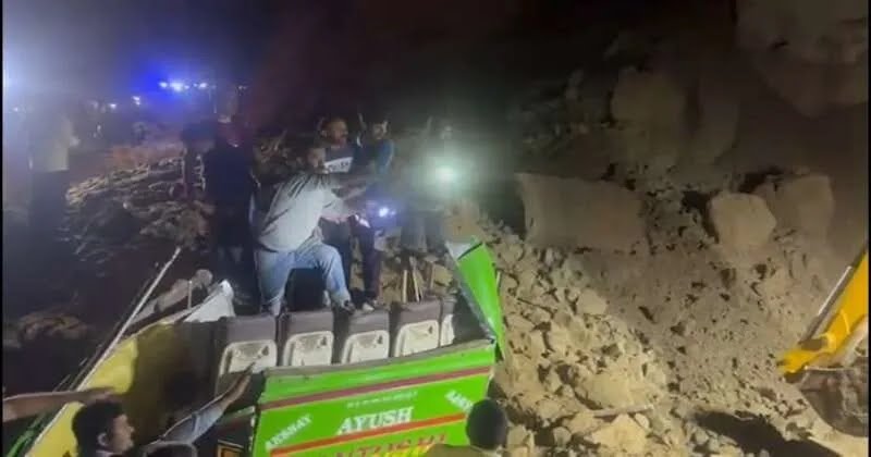 15 Killed After Bus Hit By Landslide In Himachal’s Bilaspur District