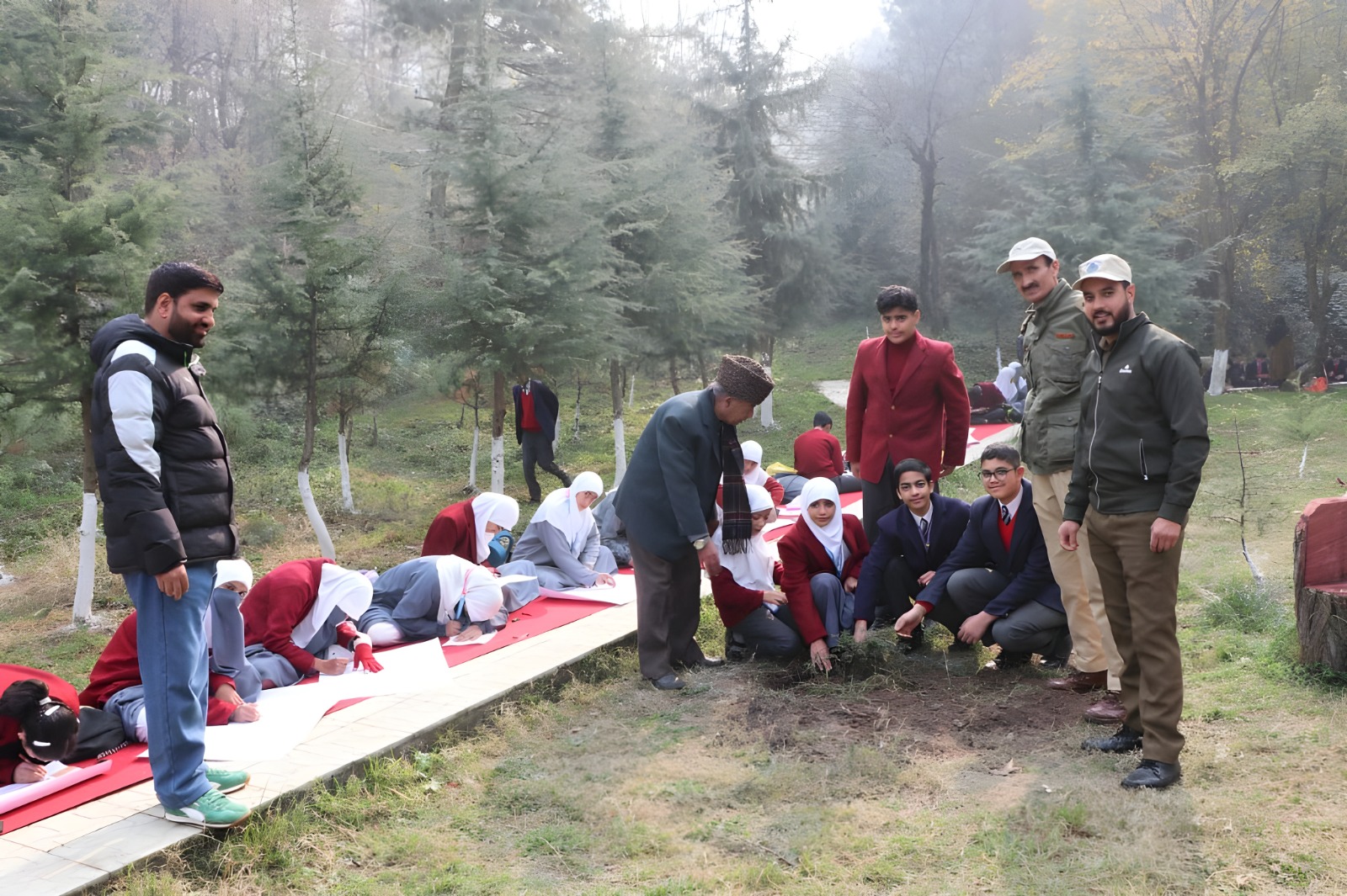 UF Division Srinagar organises Plantation-cum-Drawing Competition to promote Environmental Awareness among students
