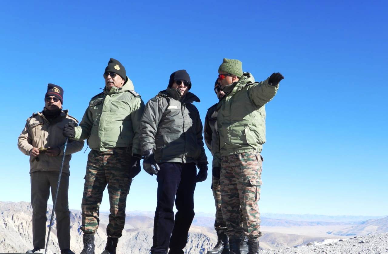 Defence Secretary visit to forward locations in the Central Sector