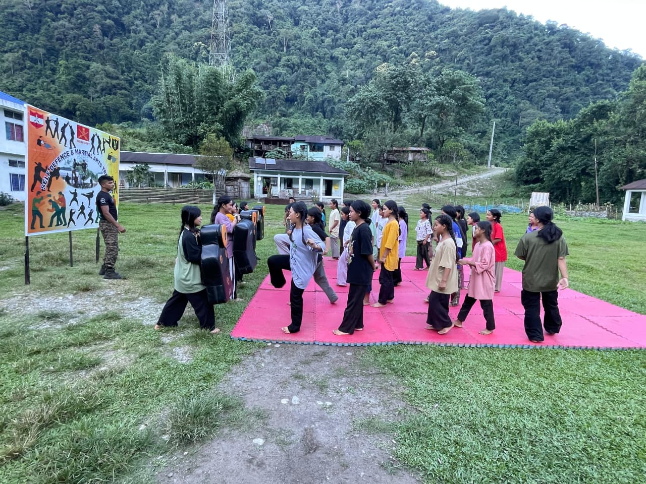 Indian Army Spear Corps Conducts Self-Defense Workshop for Girls in Hayuliang, Arunachal Pradesh