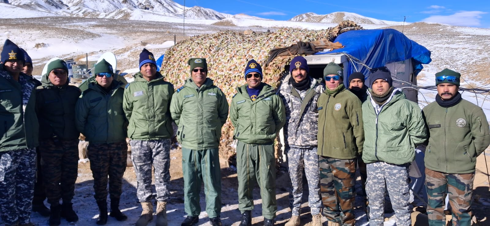 Western Air Command’s Air Marshal JS Mann Reviews Operational Readiness in Northern Sector