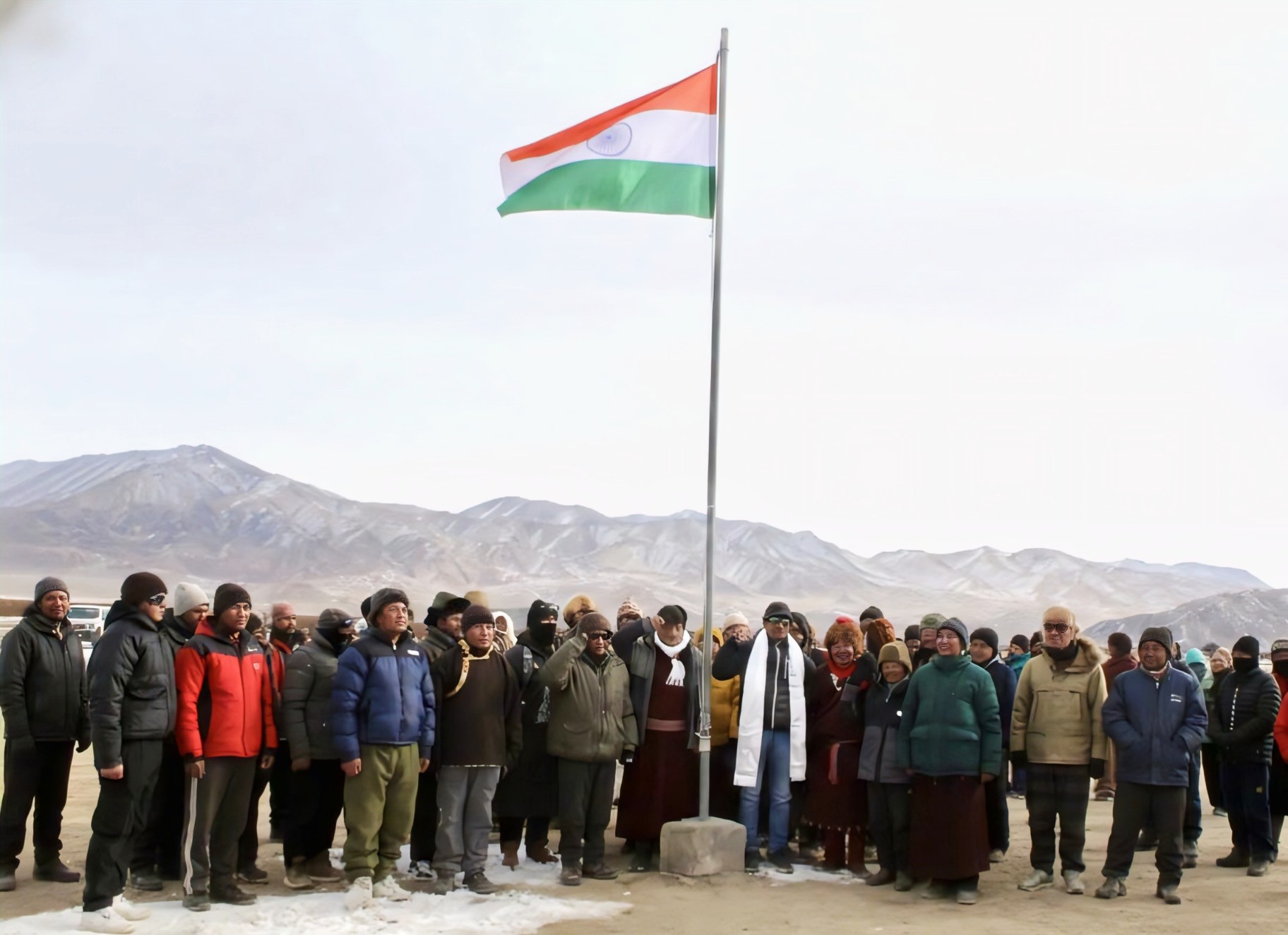 Ladakh’s Remote Border Village Tagyarmale Celebrates 77th Republic Day with Dhora Festival