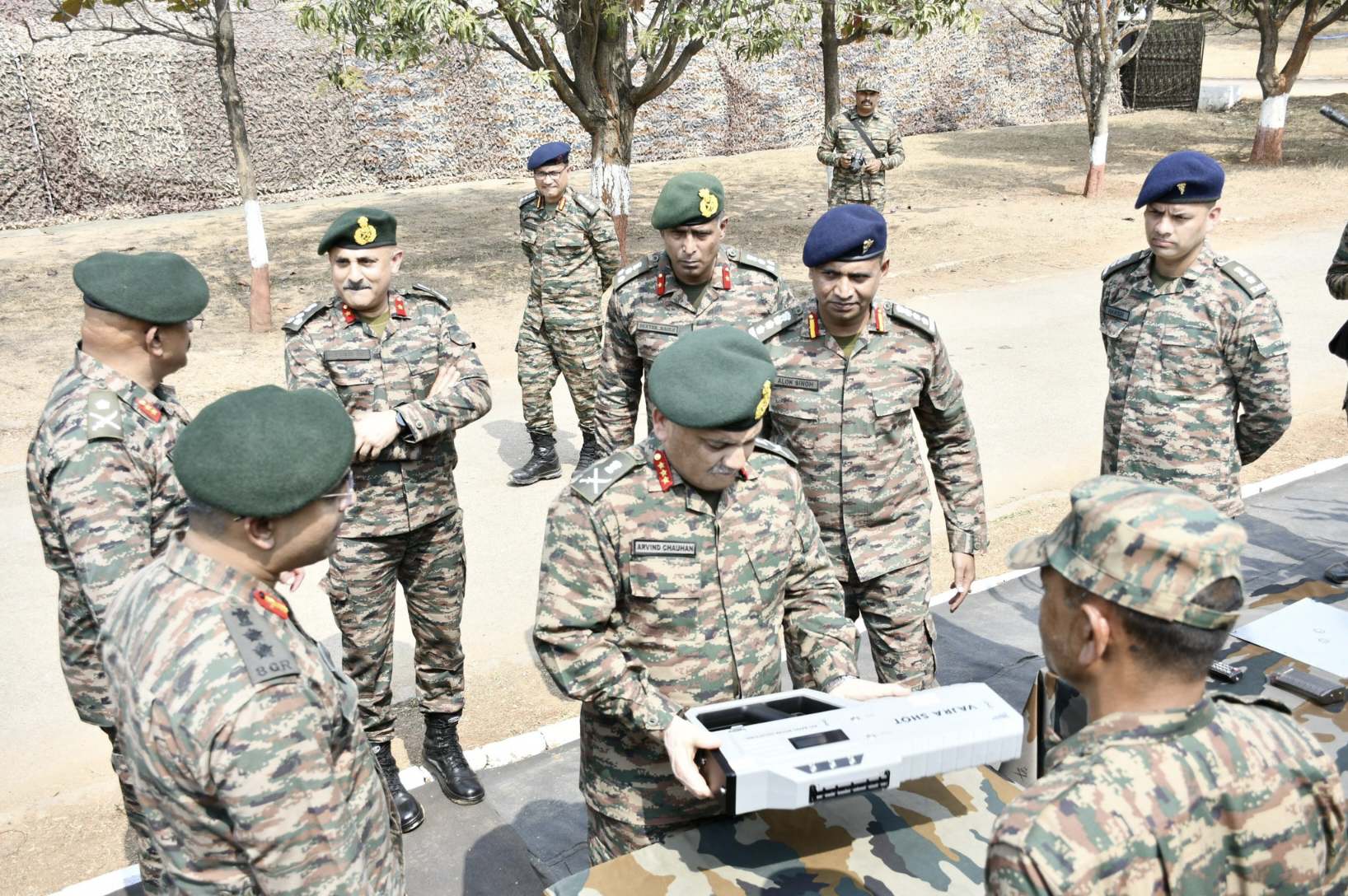 Lt Gen Arvind Chauhan Reviews Operational Readiness of Sudarshan Chakra Corps