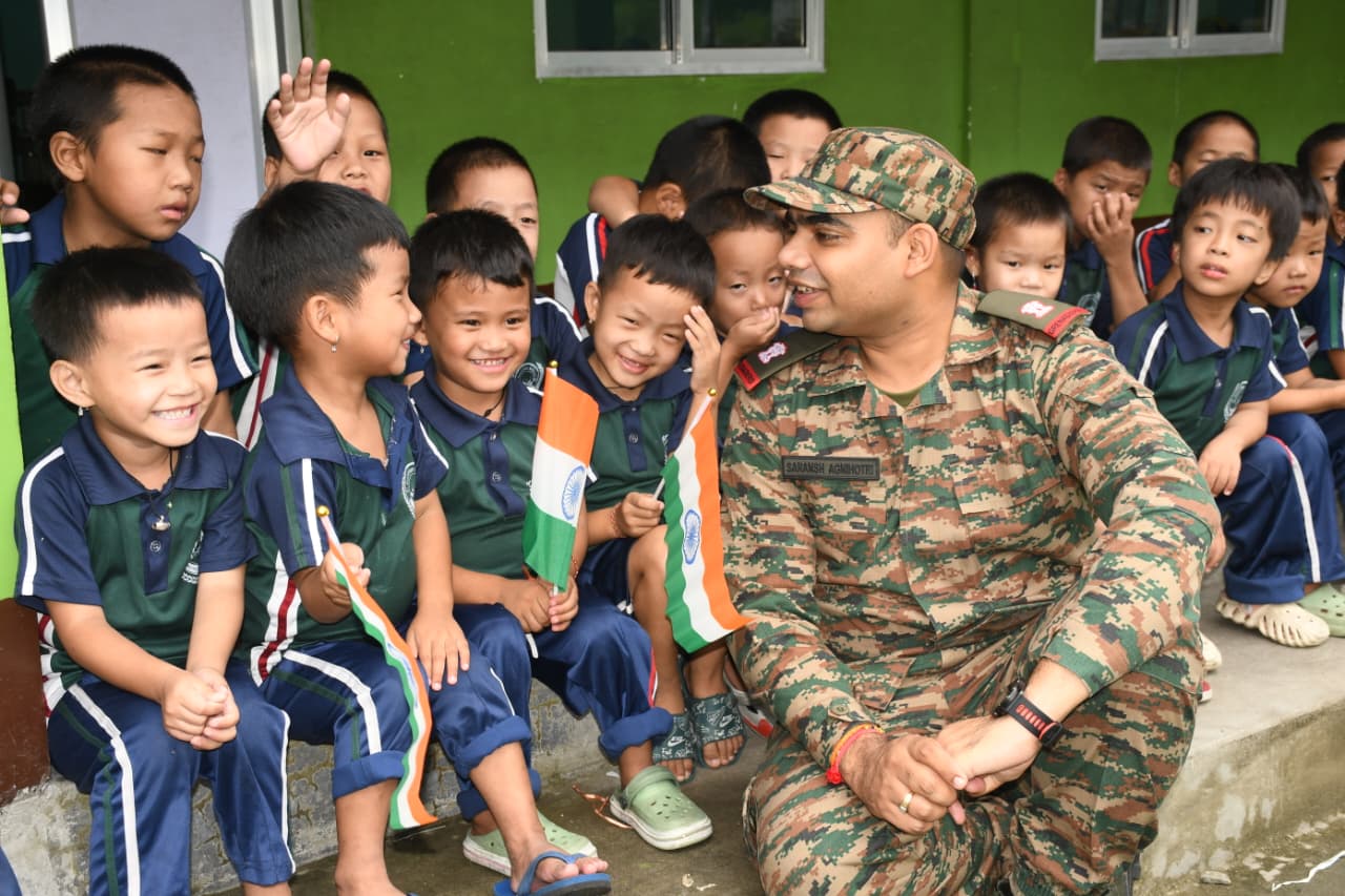 Spear Corps’ Dao Division Organizes ‘Company Commander’s Day Out’ for Youth in Remote Arunachal Pradesh