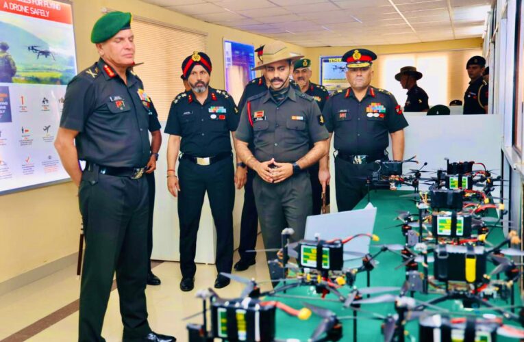 Southern Army Commander Lt Gen Dhiraj Seth Reviews Sudarshan Chakra Corps’ AI and Drone Warfare Readiness