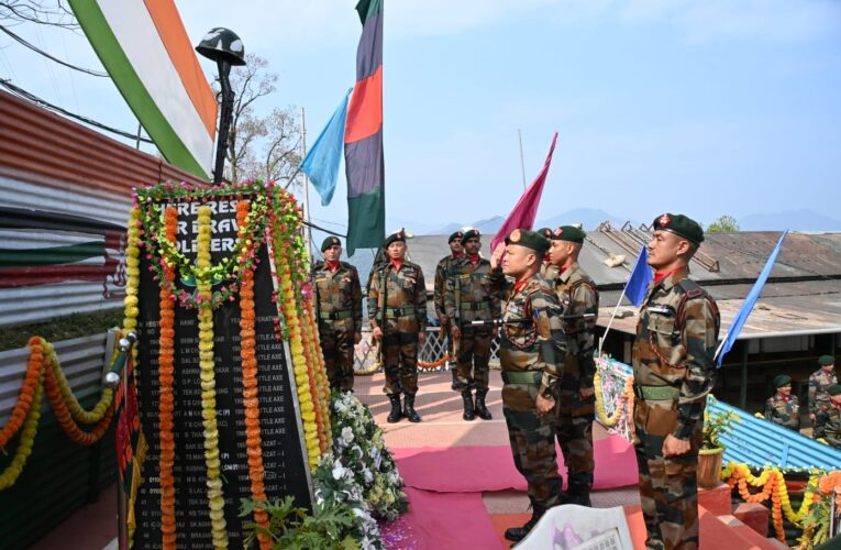 Assam Rifles Honors Kirti Chakra Braveheart: Solemn Tribute Paid to Naik Tek Bahadur Thapa in Manipur