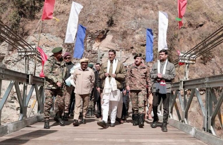 North Sikkim Connectivity Restored: MoS Defence Inaugurates Taram Chu Bridge and Strategic Lachen Road
