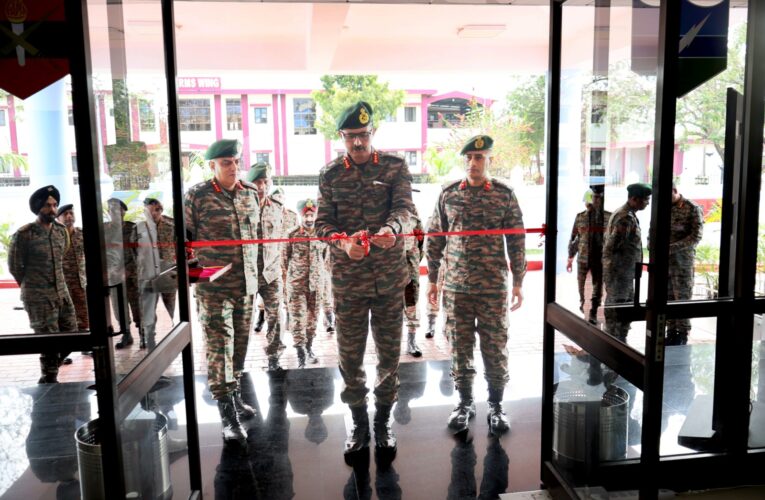ARTRAC Chief Lt Gen Devendra Sharma Inaugurates NFS Advance Training Centre at MCTE Mhow to Forge Future-Ready Tech Warriors