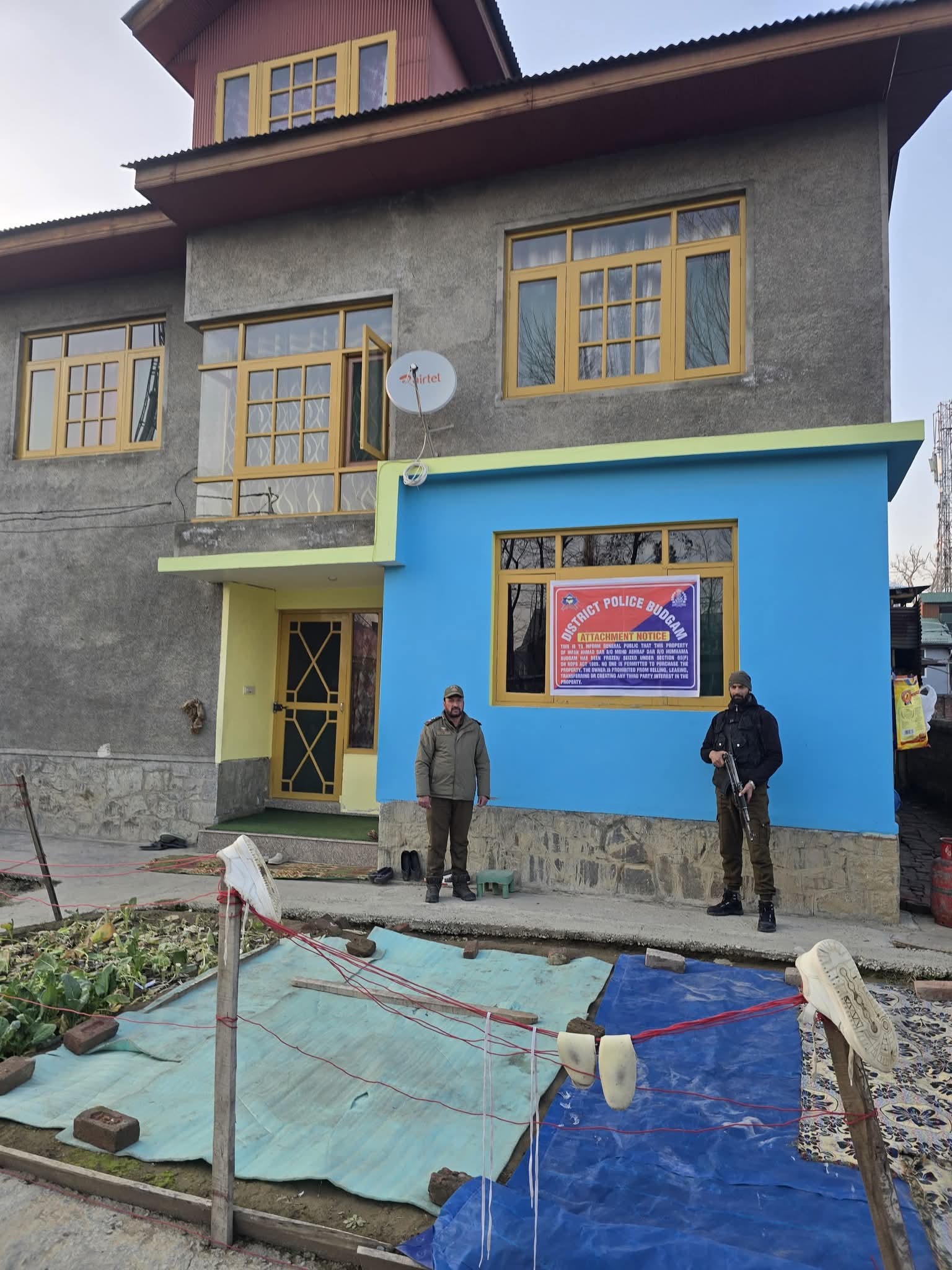 Budgam Police Attach ₹50 Lakh Property Belonging to Alleged Drug Peddler