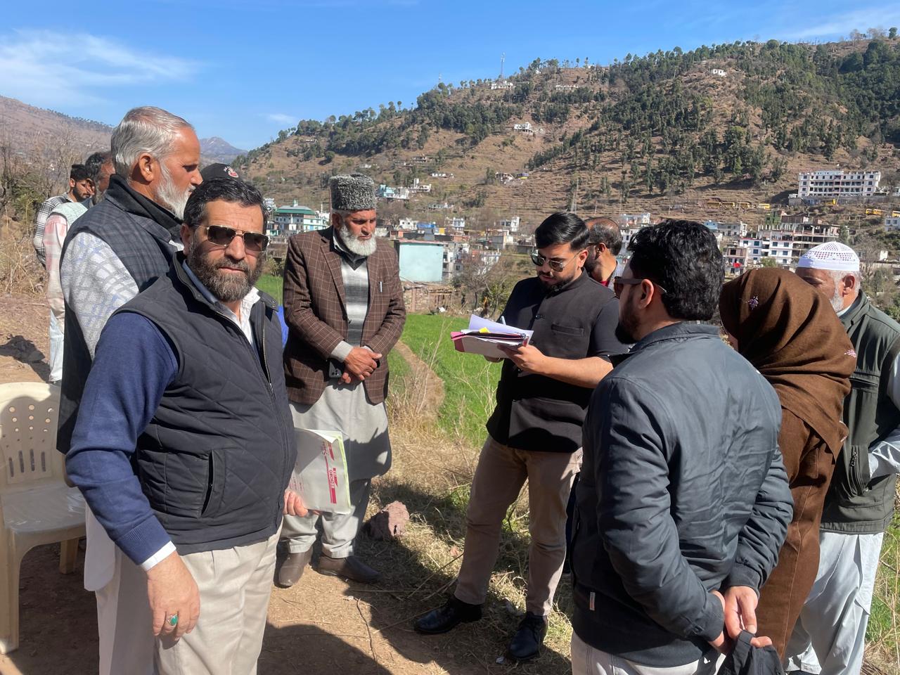 DC Rajouri Oversees Jamabandi Digitization and Resolves Land Issues in Saroola Border Village