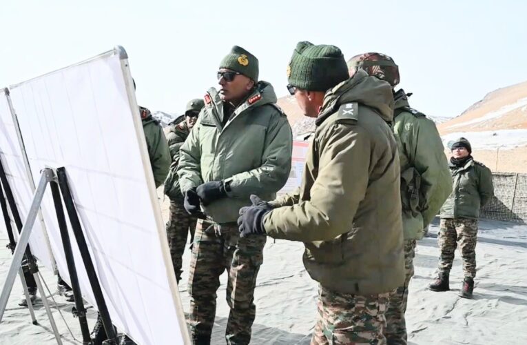 Army Commander Northern Command Lt Gen Pratik Sharma Reviews Operational Readiness in Eastern Ladakh