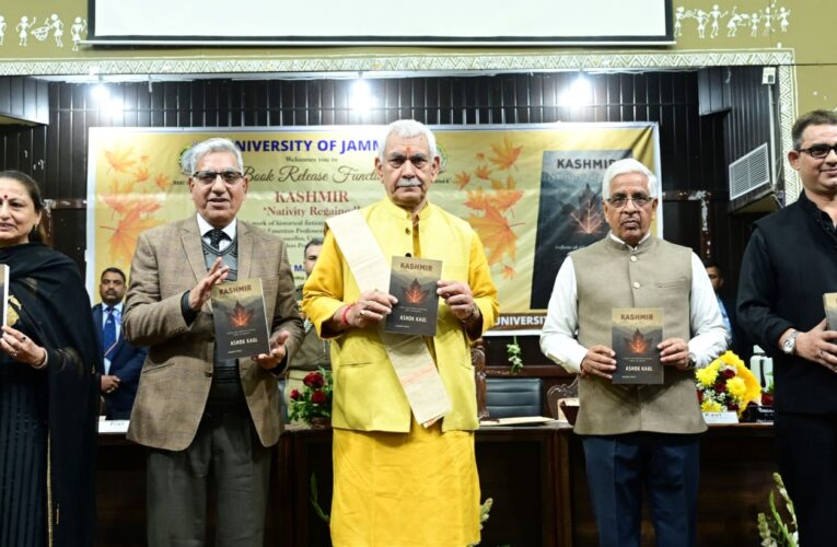 Dignified Return of Kashmiri Pandits a Top Priority: LG Manoj Sinha Releases ‘Kashmir-Nativity Regained’