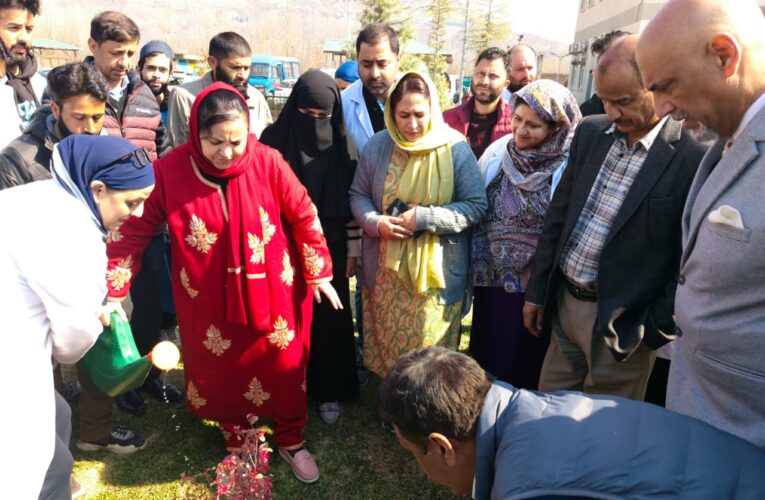 Health Minister Sakeena Itoo Launches Green Initiative at Ganderbal District Hospital to Boost Healthcare Quality