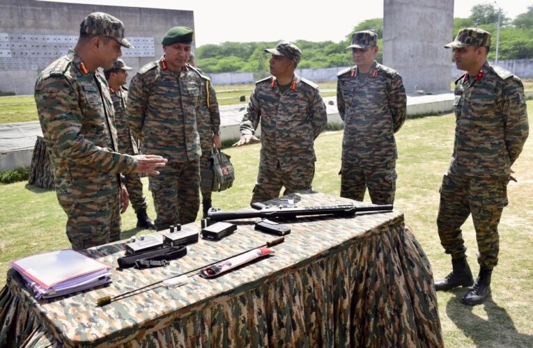 Northern Army Commander Lt Gen Pratik Sharma Reviews Operational Readiness at Kanpur Military Station