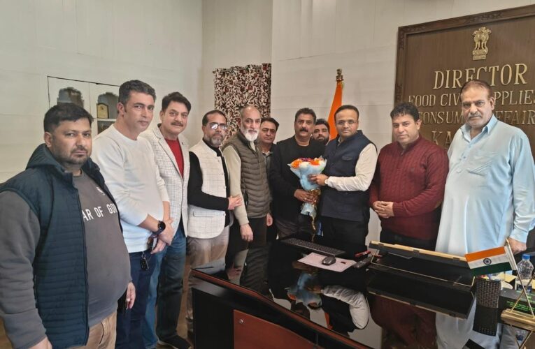 Warm Welcome to the New Director, Food Civil Supplies & Consumer Affairs Department Kashmir
