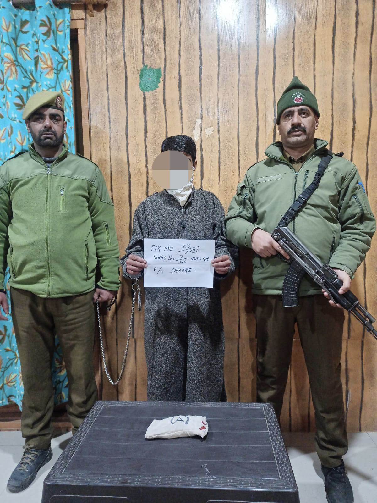 Drug Trafficking Crackdown: Baramulla Police Arrest one with Charas Near Eco Park
