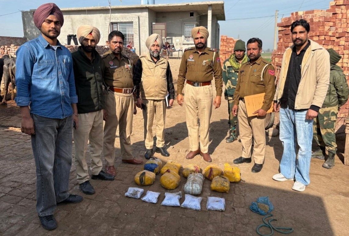 Amritsar Rural Police and BSF Seize 25kg Heroin in Major Blow to Drone Smuggling Module