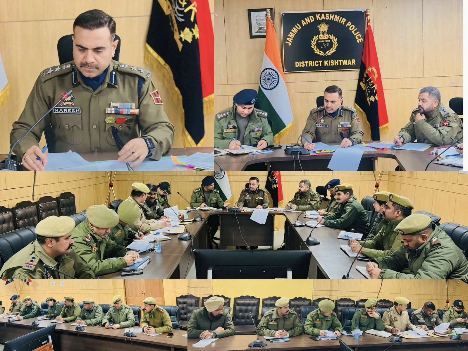 Kishtwar SSP Chairs High-Level Crime and Security Review to Bolster District Vigilance