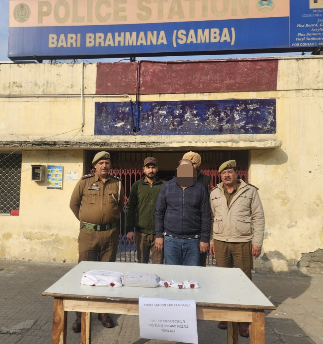 Samba Police Uncover ₹19.37 Crore Cocaine Haul Following Counterfeit Currency Arrest