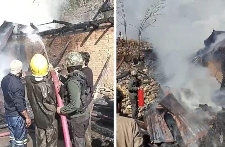 Indian Army’s Chinar Corps Prevents Disaster in Kupwara Village Fire Rescue