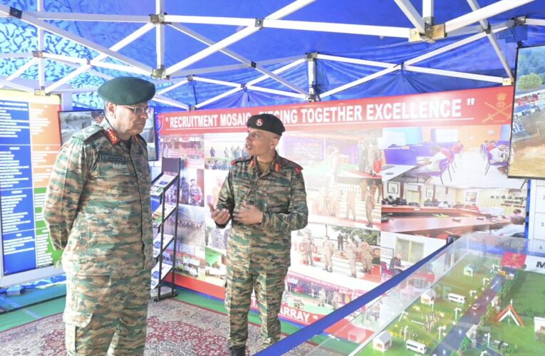 GOC-in-C Surya Command Lieutenant General Anindya Sengupta Reviews Women Military Police Agniveer Rally in Lucknow
