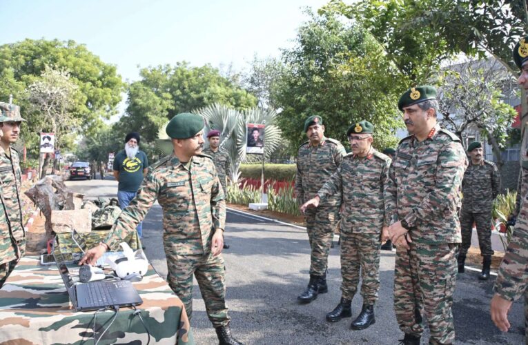Kharga Corps Commander Lt Gen Rajesh Pushkar Reviews Operational Readiness of Ram Division