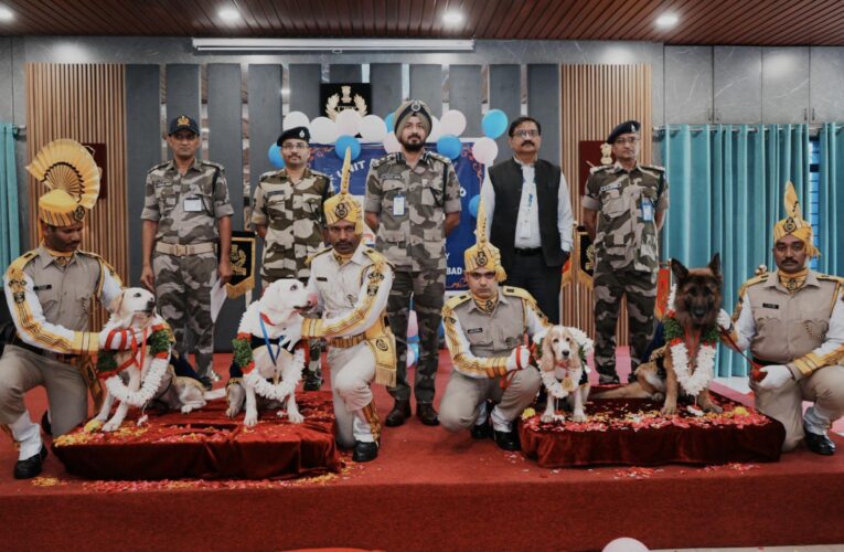 Hyderabad Airport K9 Retirement: CISF Honors Four Heroic Security Dogs