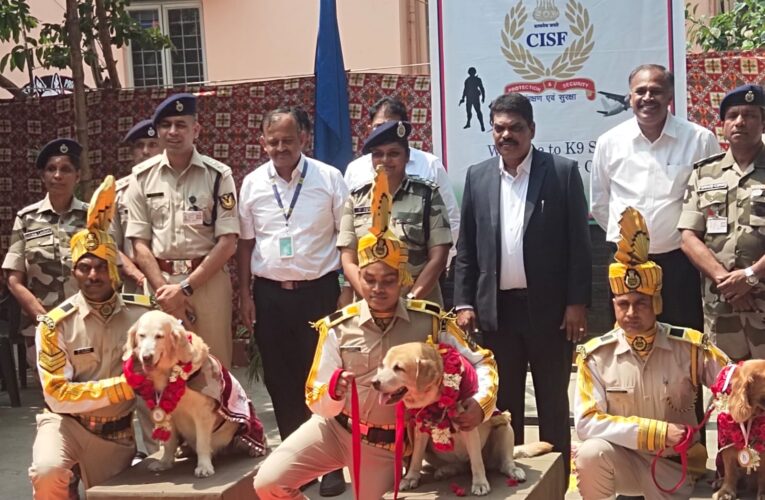 CISF K9 Handover at Chennai Airport: Three Heroes Retire as New Recruits Join the Squad