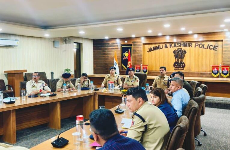 Jammu SSP Joginder Singh Hosts Major Crime and Security Review at DPL Jammu; Focuses on Anti-Drug Drive and New Criminal Laws