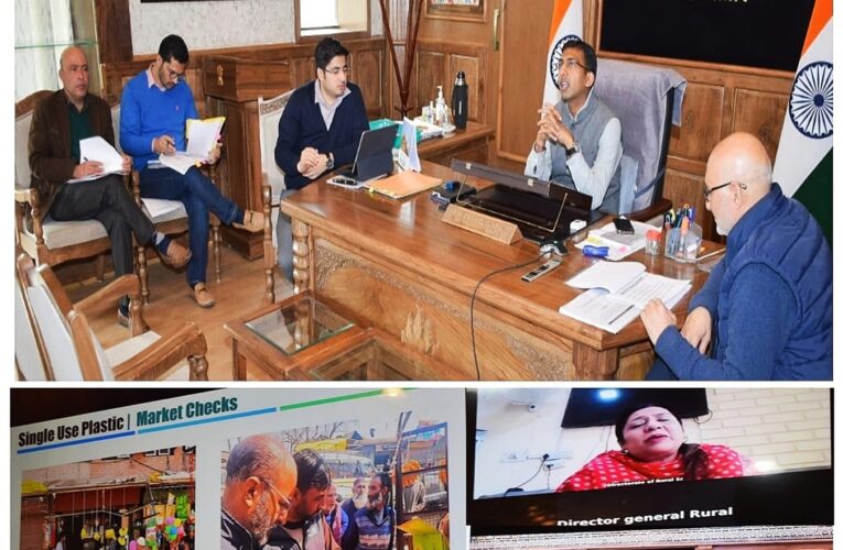 Divisional Commissioner Kashmir Orders Crackdown on Single-Use Plastic Across Division