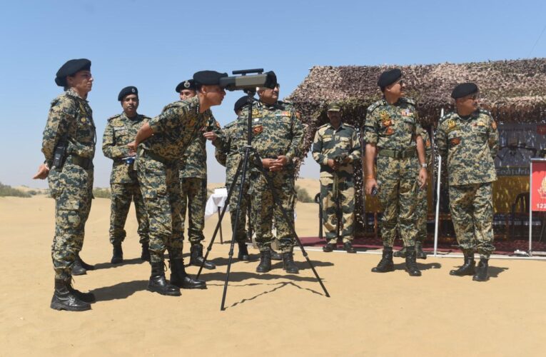 BSF Director General Reviews Strategic Border Preparedness in Jodhpur and Jaisalmer