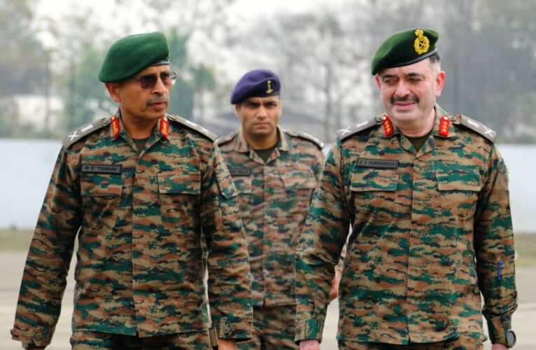 Lt Gen RC Tiwari Reviews Operational Readiness at Rangapahar Military Station