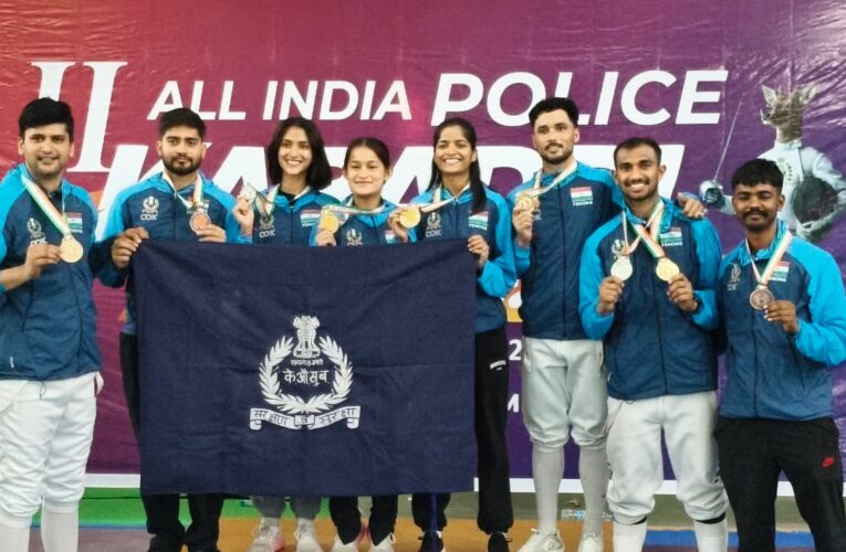 CISF Fencing Squad Dominates 2nd All India Police Kabaddi Cluster 2026 with 9 Medals and Championship Trophy