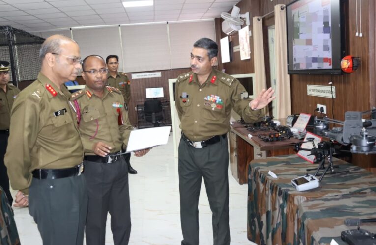 Indian Army DG Artillery Lt Gen Adosh Kumar Reviews Indigenous Defense Innovations and Drone Labs at Golden Key Gunners