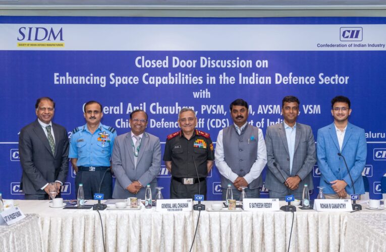 CDS General Anil Chauhan Meets Industry Leaders to Boost India’s Defense Space Capabilities