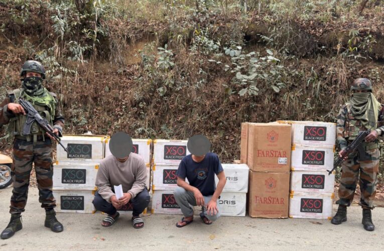 Assam Rifles Seizes Foreign-Origin Cigarettes Worth ₹39 Lakhs in Champhai, Mizoram